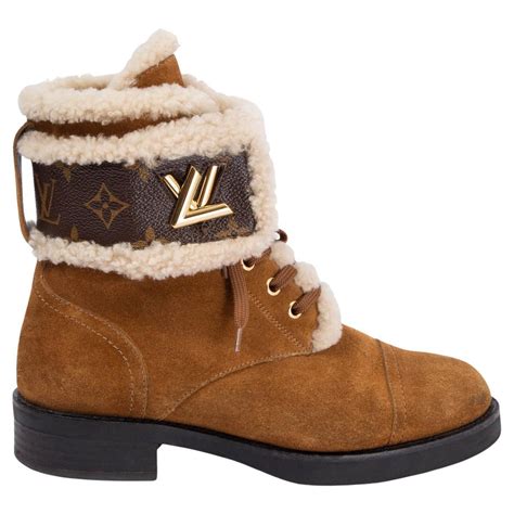 louis vuitton shearling boots.